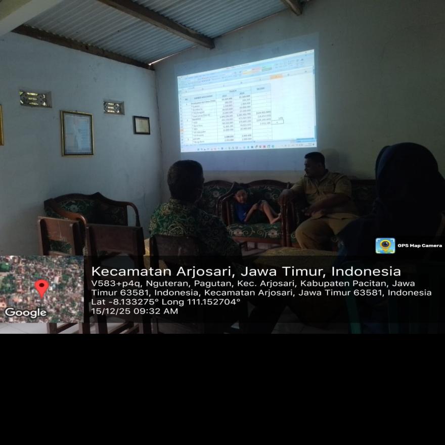 Pemaparan RAPBDes Tahun Anggaran 2026 bersama BPD Desa Pagutan